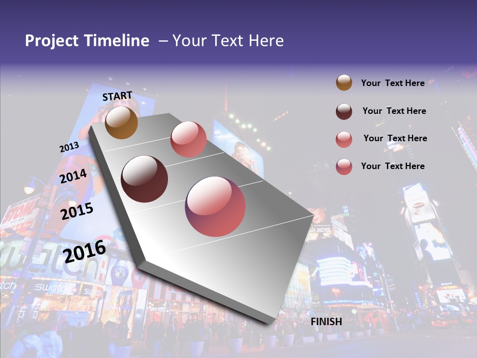 York Speed Panorama PowerPoint Template