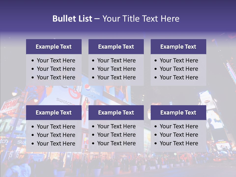 York Speed Panorama PowerPoint Template