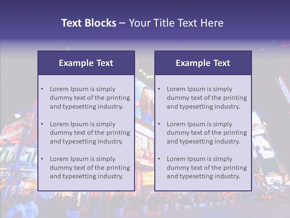 York Speed Panorama PowerPoint Template