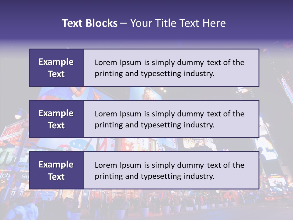 York Speed Panorama PowerPoint Template