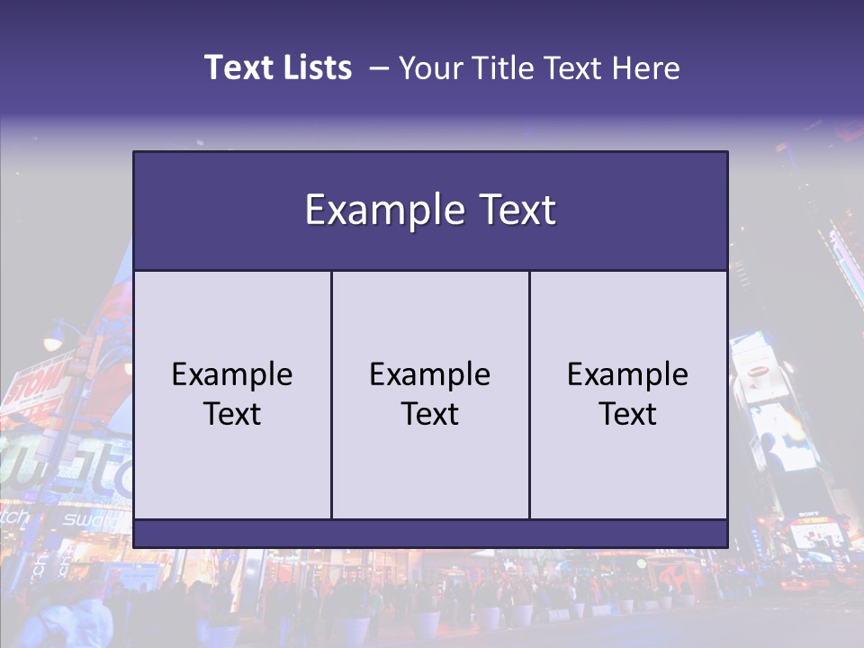 York Speed Panorama PowerPoint Template