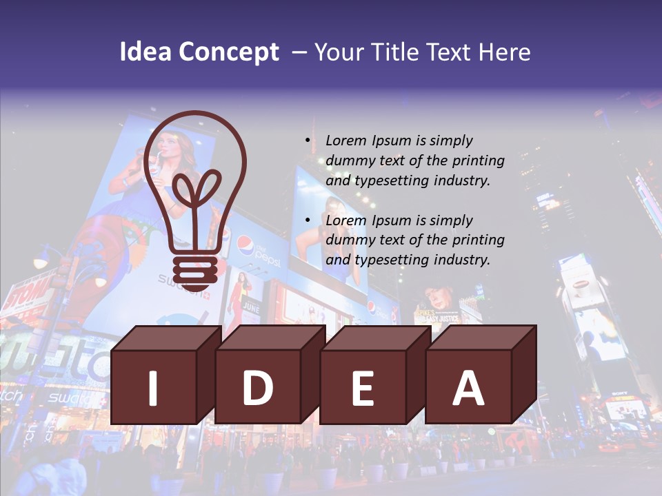 York Speed Panorama PowerPoint Template