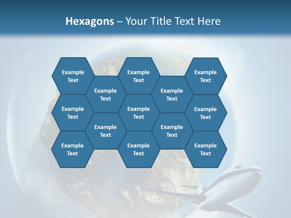 Flying Beach Environment PowerPoint Template