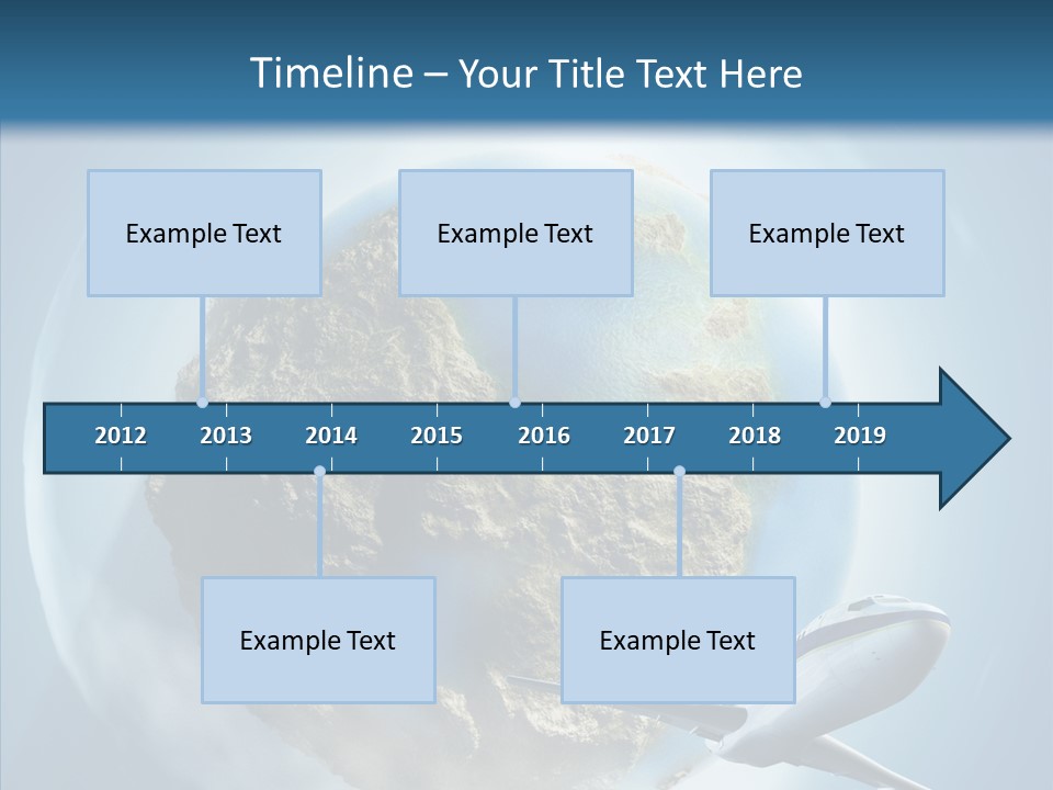 Flying Beach Environment PowerPoint Template