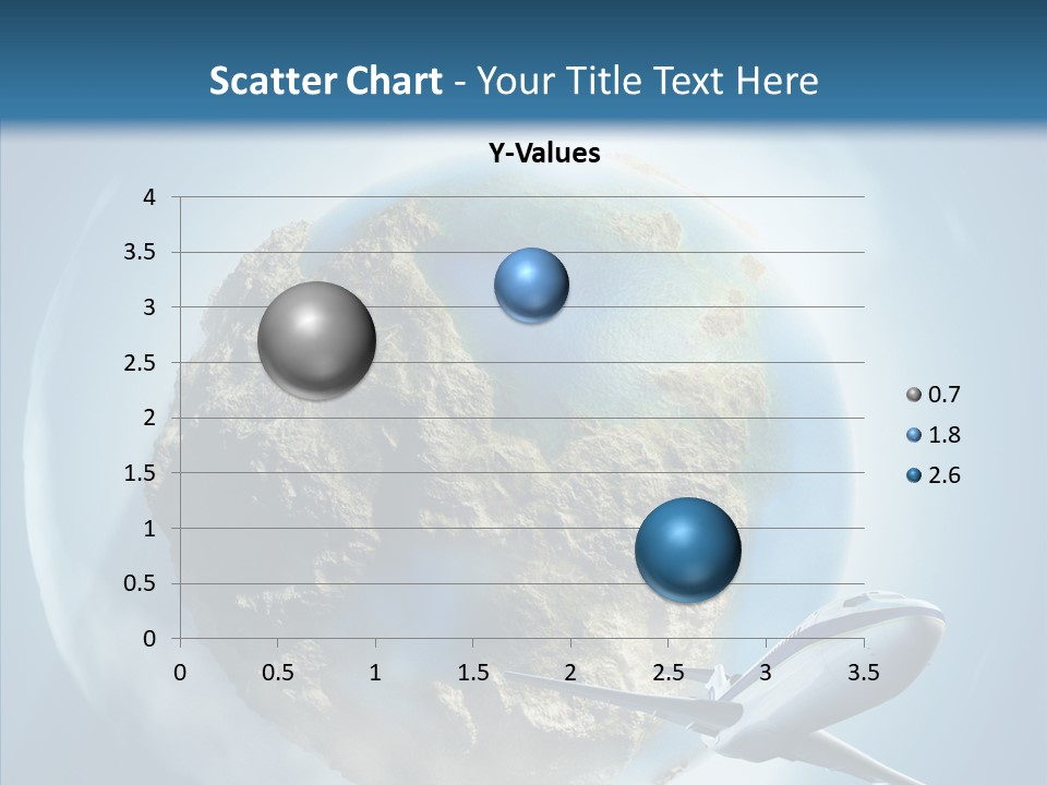 Flying Beach Environment PowerPoint Template