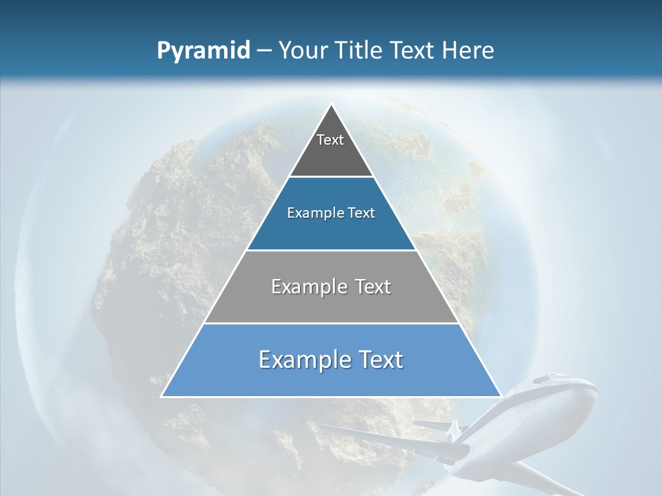 Flying Beach Environment PowerPoint Template