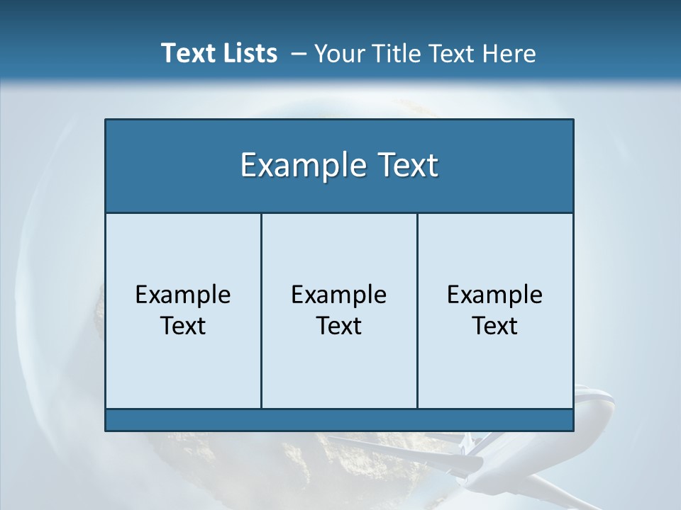 Flying Beach Environment PowerPoint Template