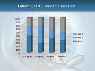 Flying Beach Environment PowerPoint Template