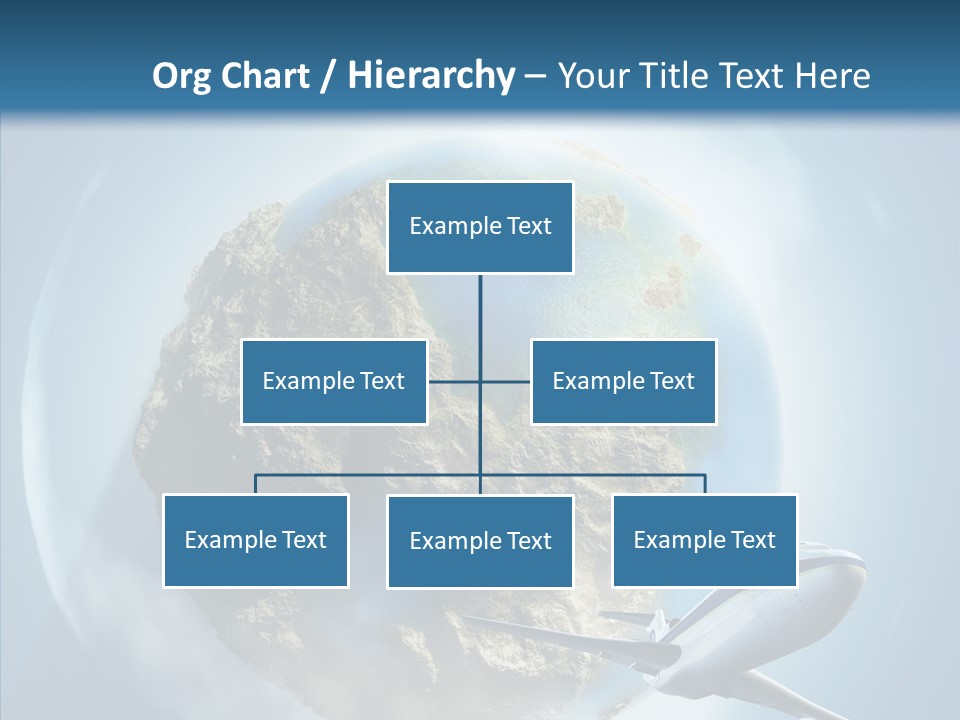 Flying Beach Environment PowerPoint Template