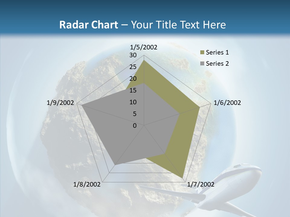 Flying Beach Environment PowerPoint Template