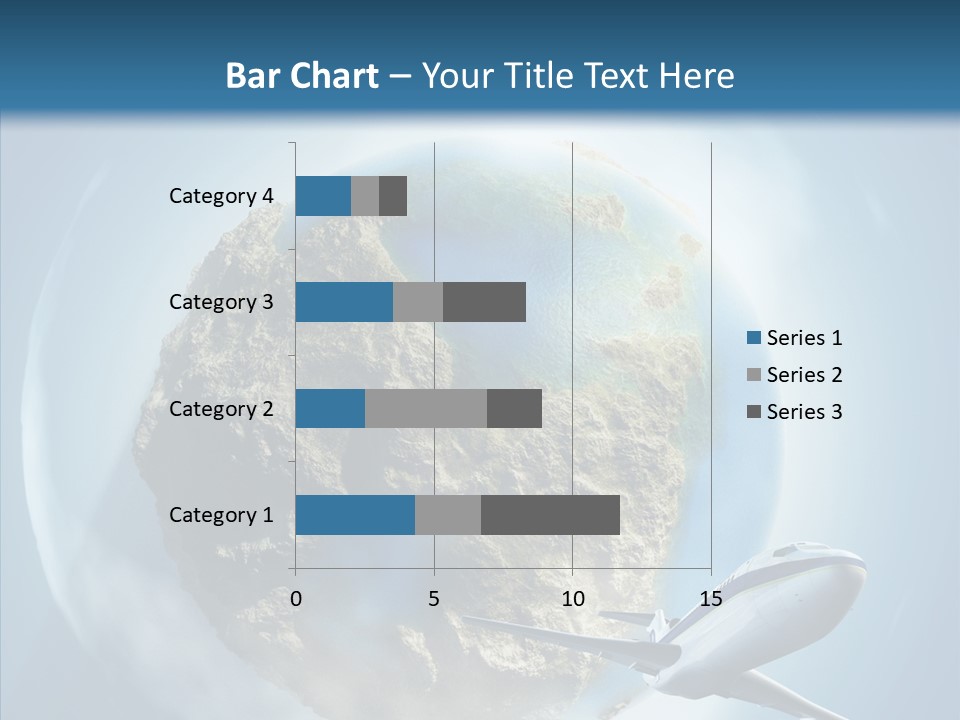 Flying Beach Environment PowerPoint Template