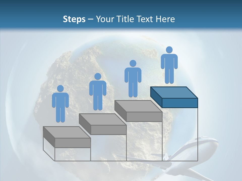Flying Beach Environment PowerPoint Template