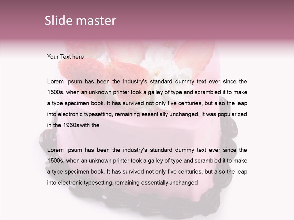 Lollipop Green Love PowerPoint Template