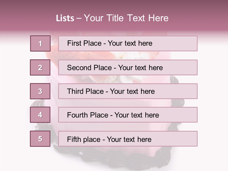 Lollipop Green Love PowerPoint Template