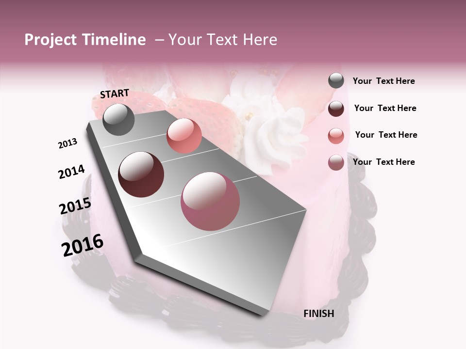 Lollipop Green Love PowerPoint Template