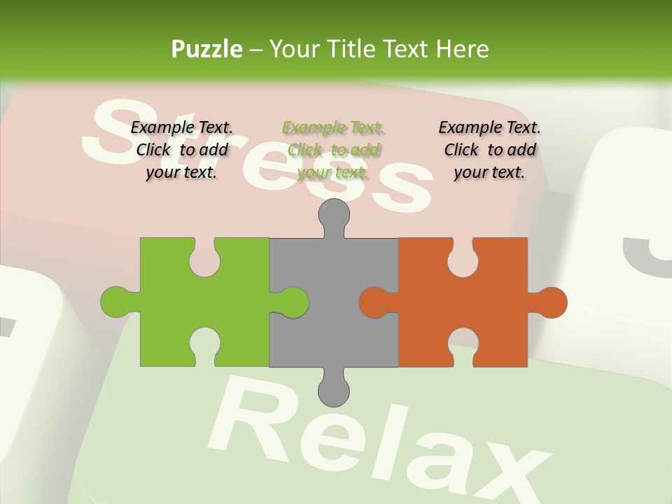 Stressing Overload Relief PowerPoint Template