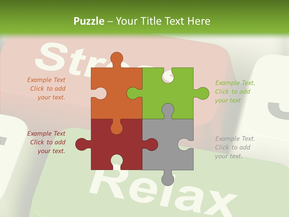 Stressing Overload Relief PowerPoint Template