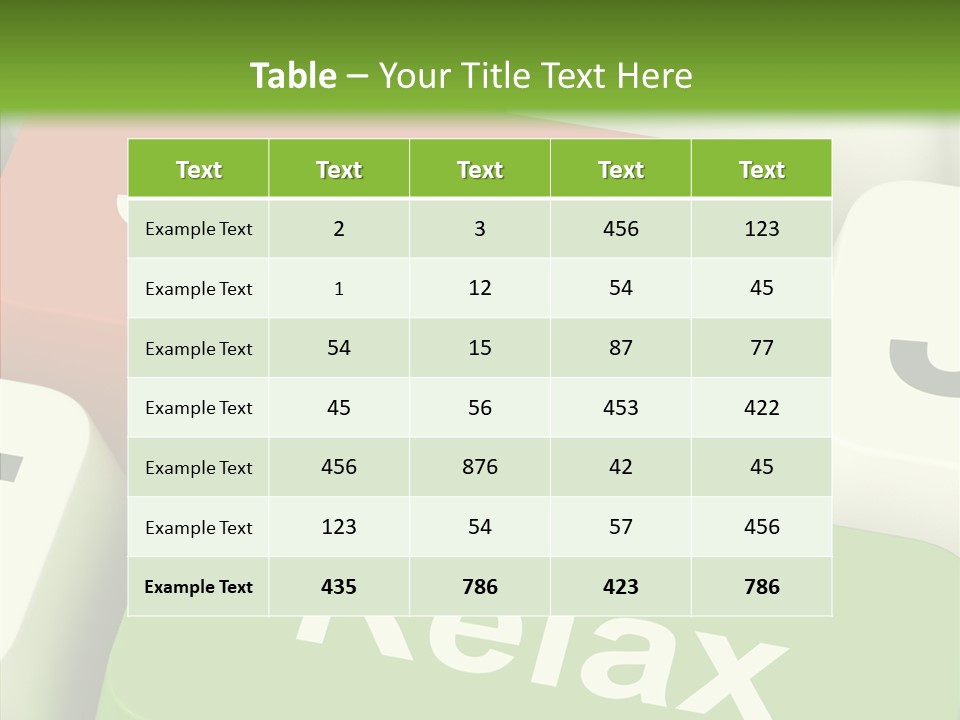 Stressing Overload Relief PowerPoint Template