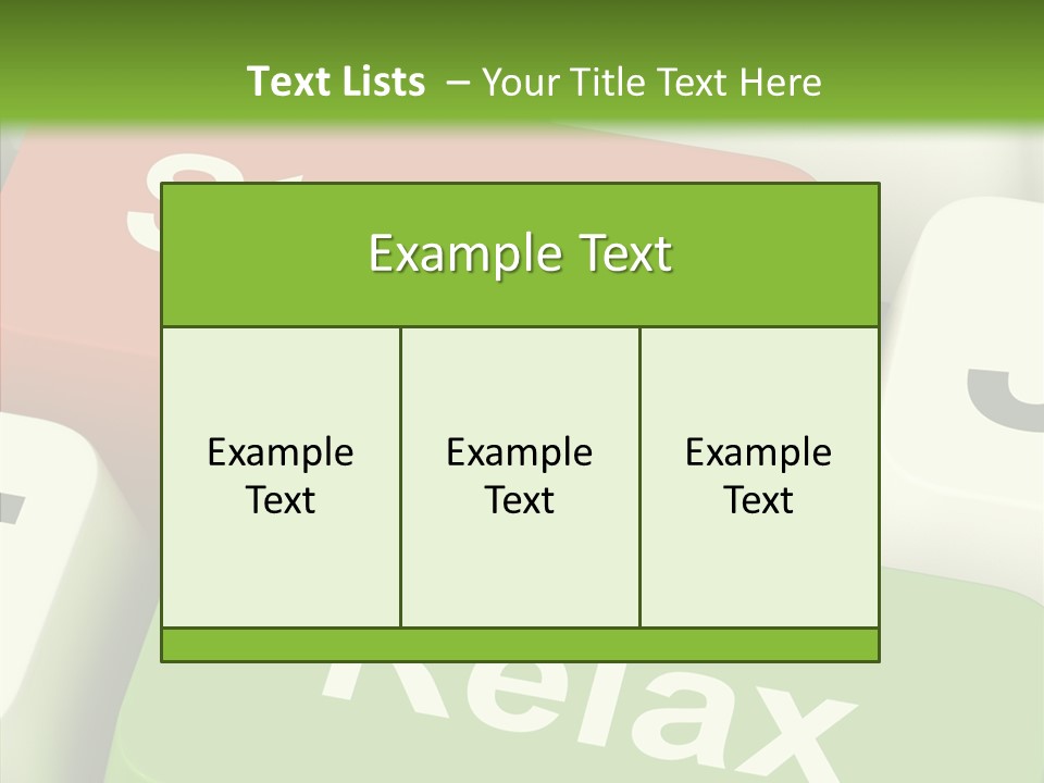 Stressing Overload Relief PowerPoint Template