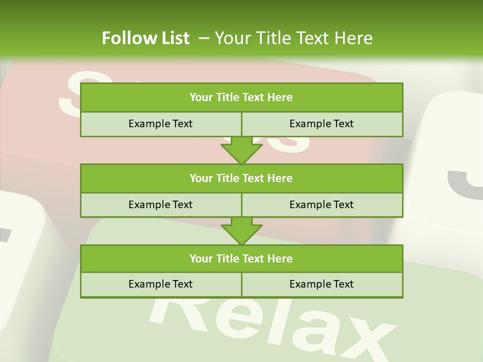 Stressing Overload Relief PowerPoint Template
