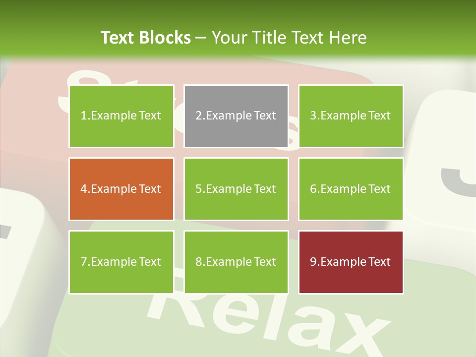 Stressing Overload Relief PowerPoint Template