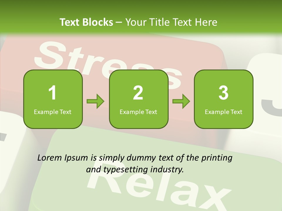 Stressing Overload Relief PowerPoint Template