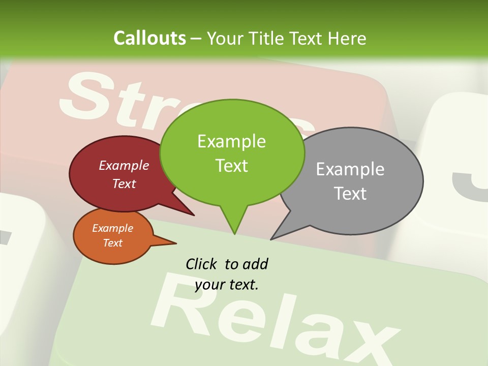 Stressing Overload Relief PowerPoint Template