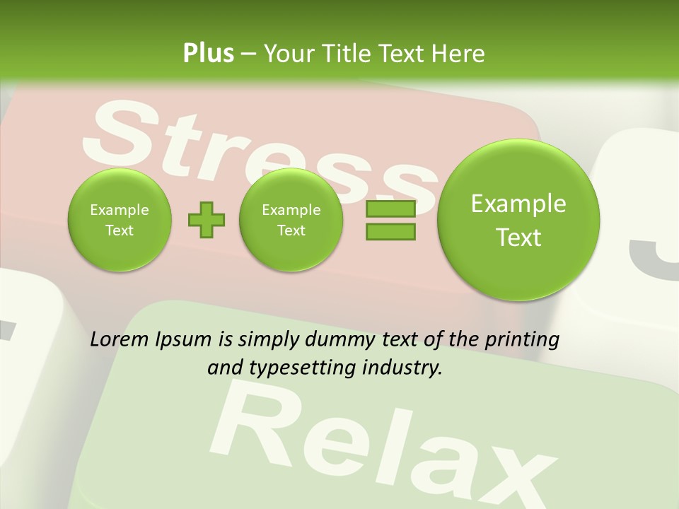 Stressing Overload Relief PowerPoint Template