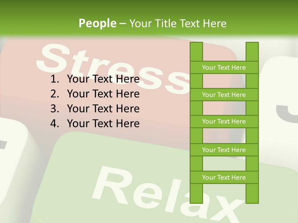 Stressing Overload Relief PowerPoint Template