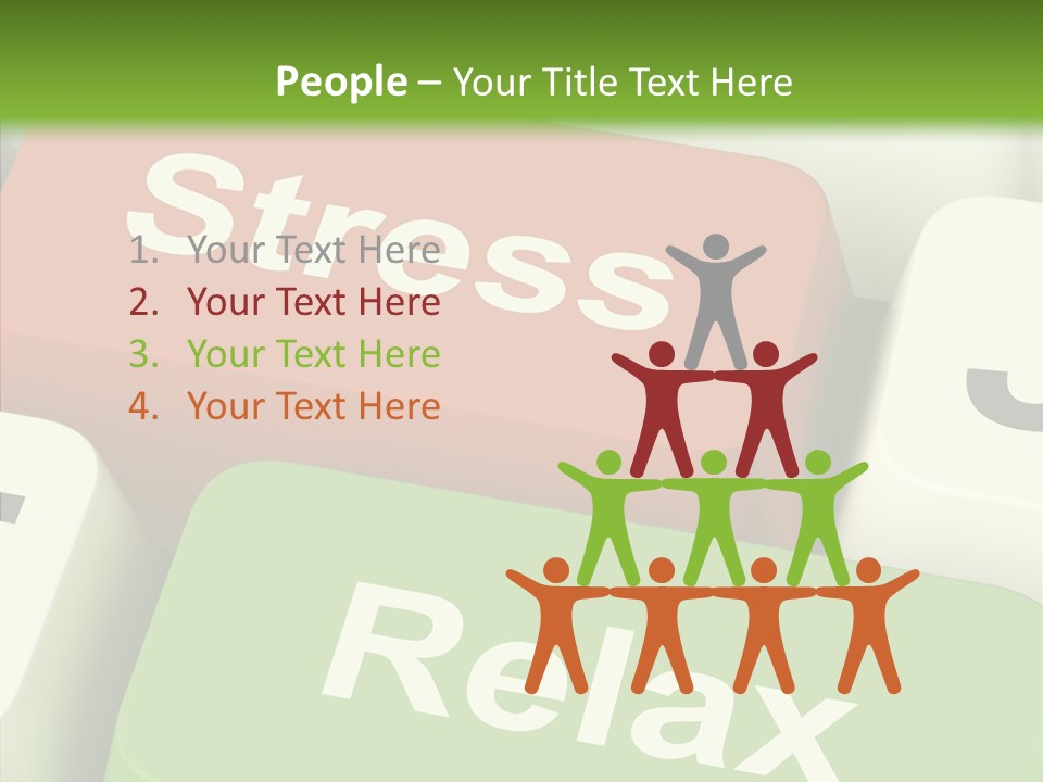 Stressing Overload Relief PowerPoint Template