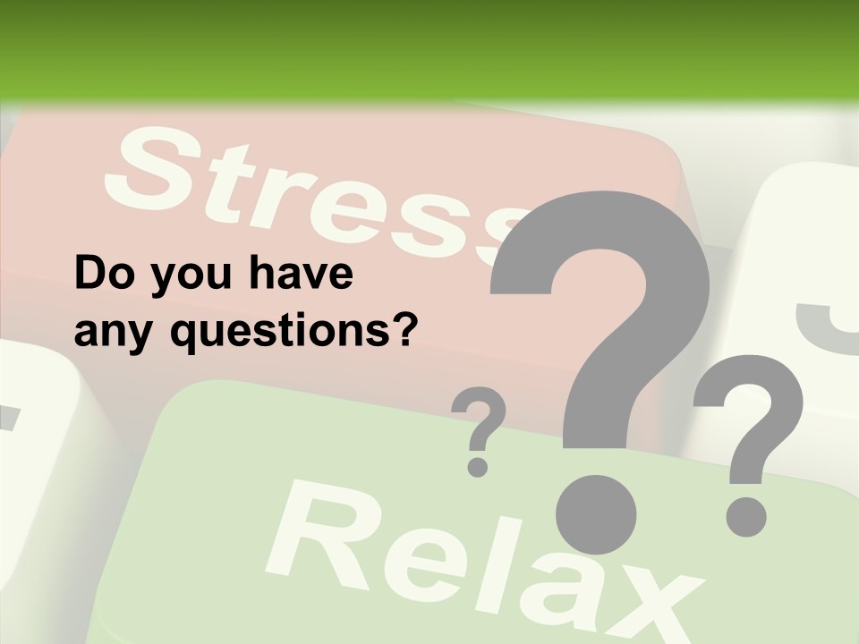 Stressing Overload Relief PowerPoint Template
