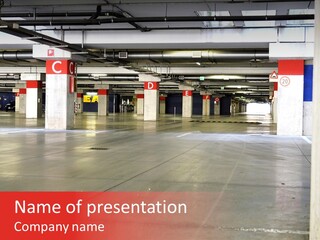 Vehicle Nobody Parking PowerPoint Template