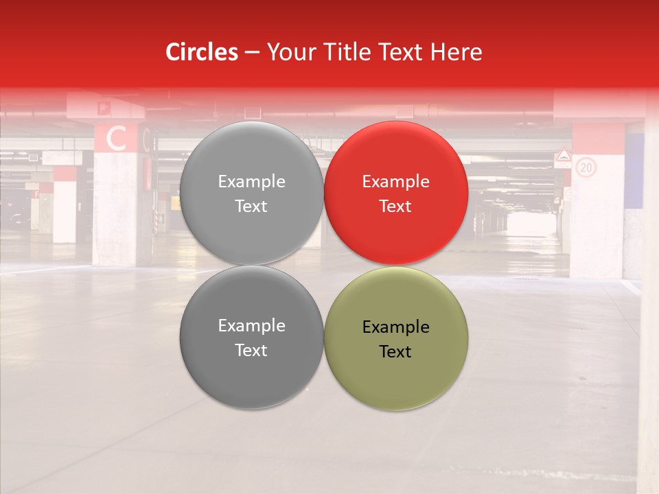 Vehicle Nobody Parking PowerPoint Template