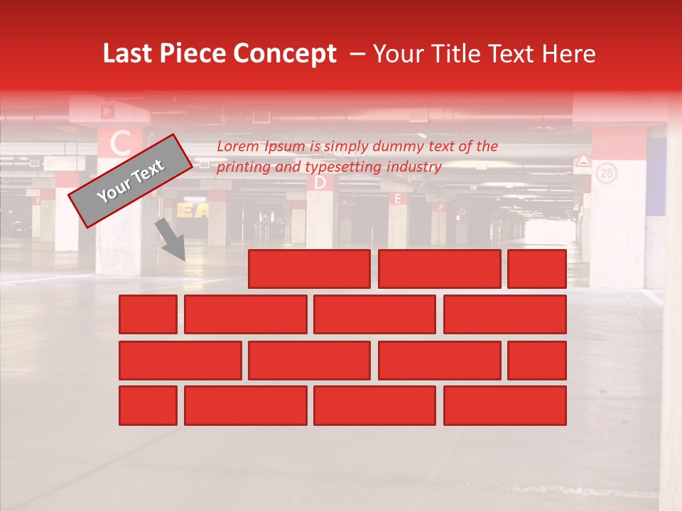 Vehicle Nobody Parking PowerPoint Template
