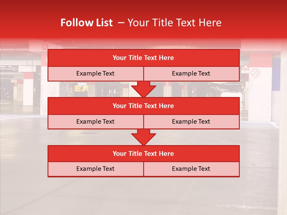 Vehicle Nobody Parking PowerPoint Template