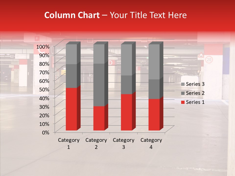 Vehicle Nobody Parking PowerPoint Template