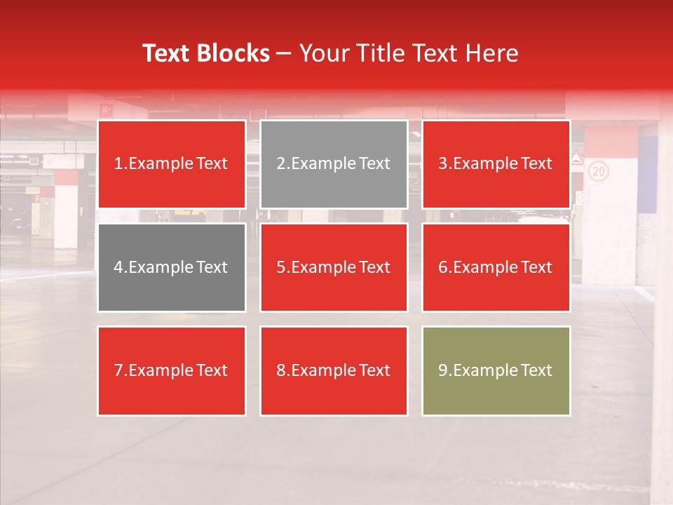 Vehicle Nobody Parking PowerPoint Template