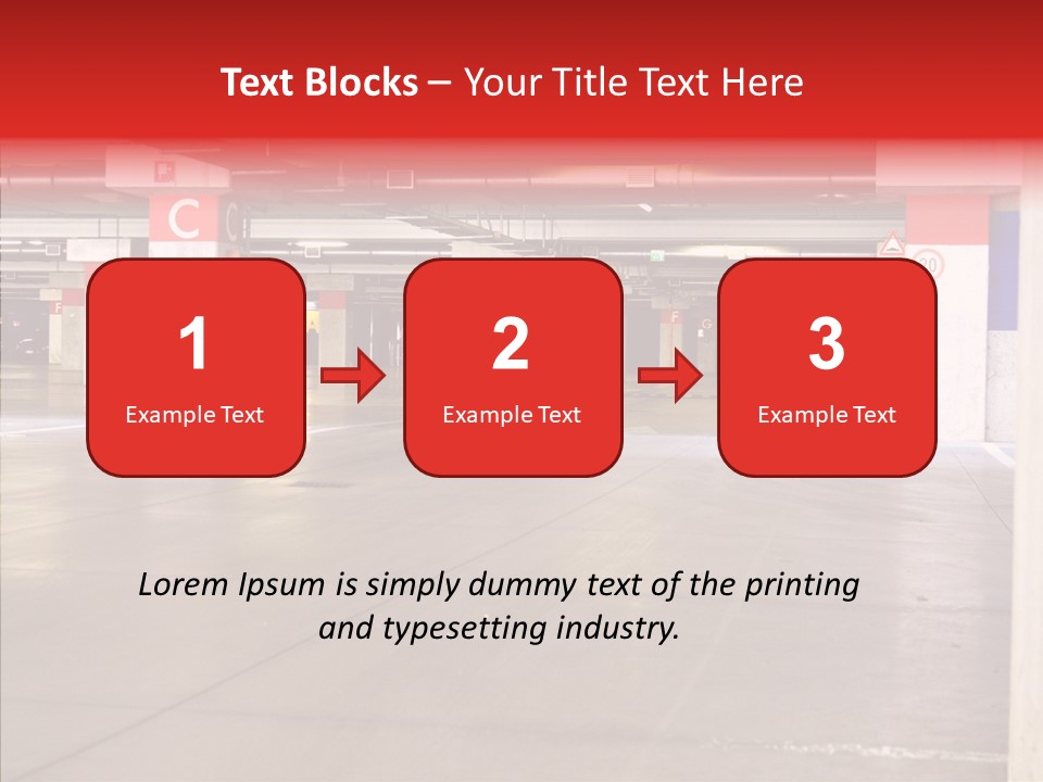 Vehicle Nobody Parking PowerPoint Template