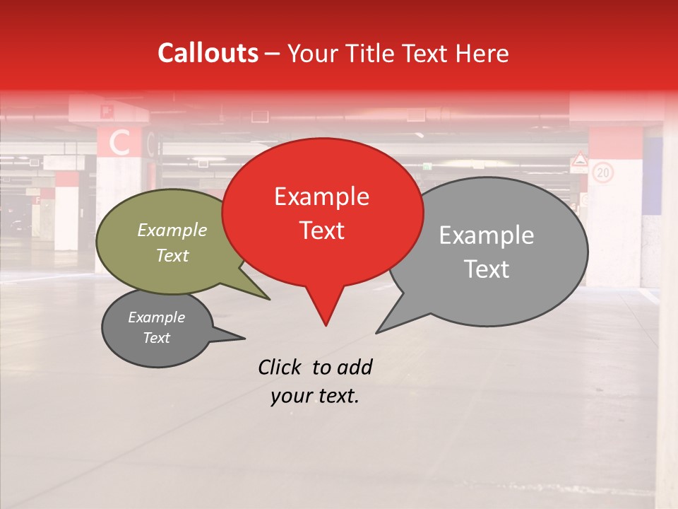 Vehicle Nobody Parking PowerPoint Template