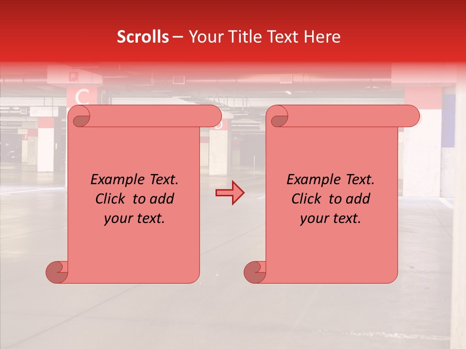 Vehicle Nobody Parking PowerPoint Template
