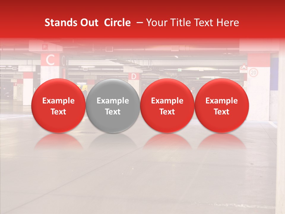 Vehicle Nobody Parking PowerPoint Template