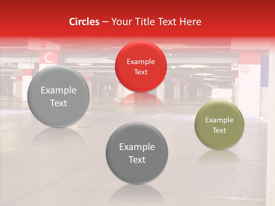 Vehicle Nobody Parking PowerPoint Template