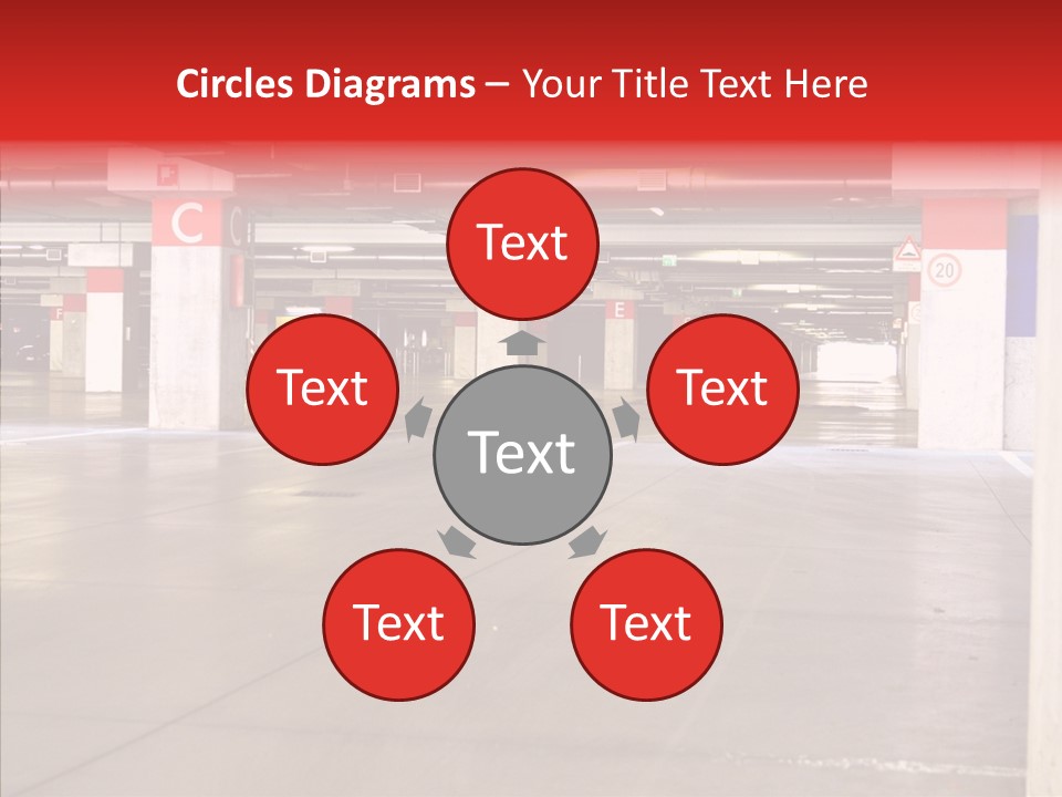 Vehicle Nobody Parking PowerPoint Template