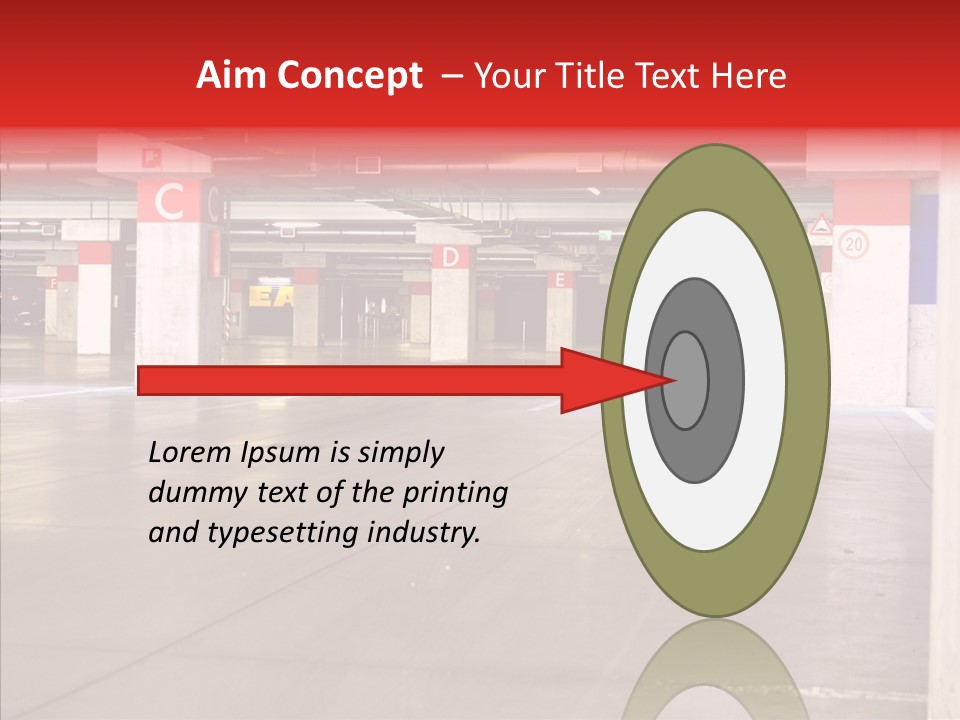 Vehicle Nobody Parking PowerPoint Template