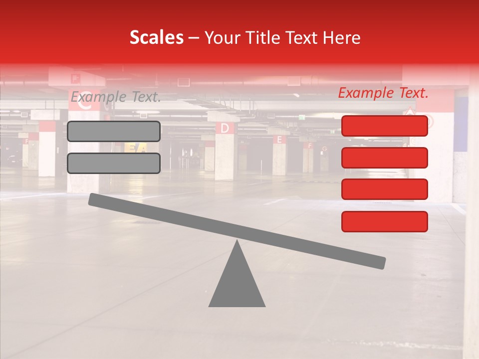 Vehicle Nobody Parking PowerPoint Template