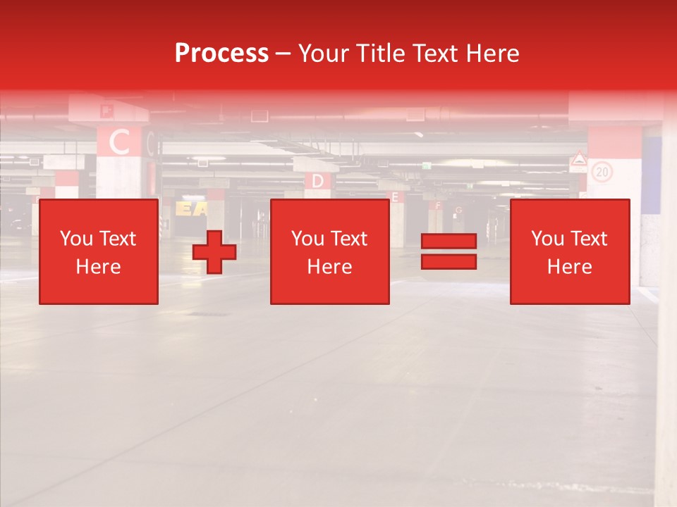 Vehicle Nobody Parking PowerPoint Template
