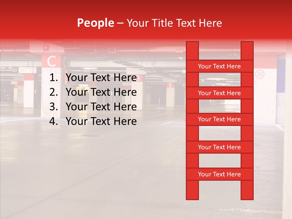 Vehicle Nobody Parking PowerPoint Template