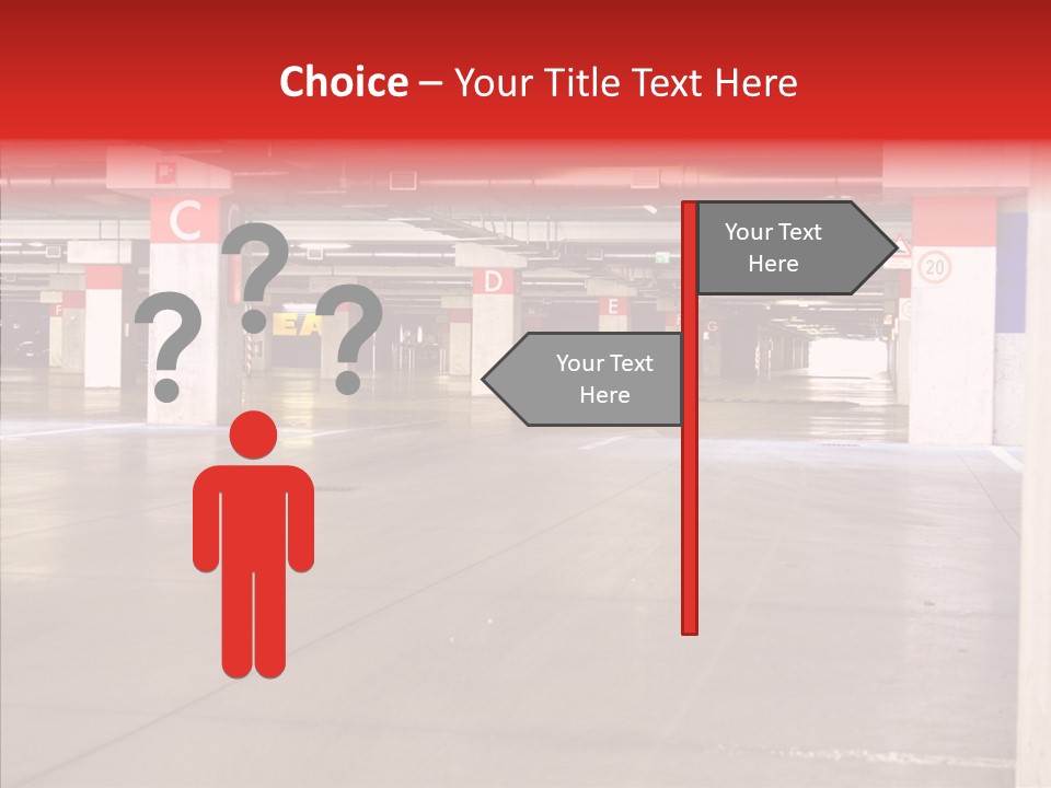Vehicle Nobody Parking PowerPoint Template