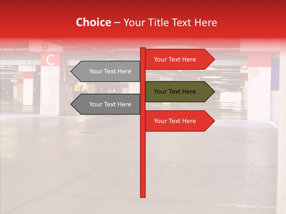 Vehicle Nobody Parking PowerPoint Template