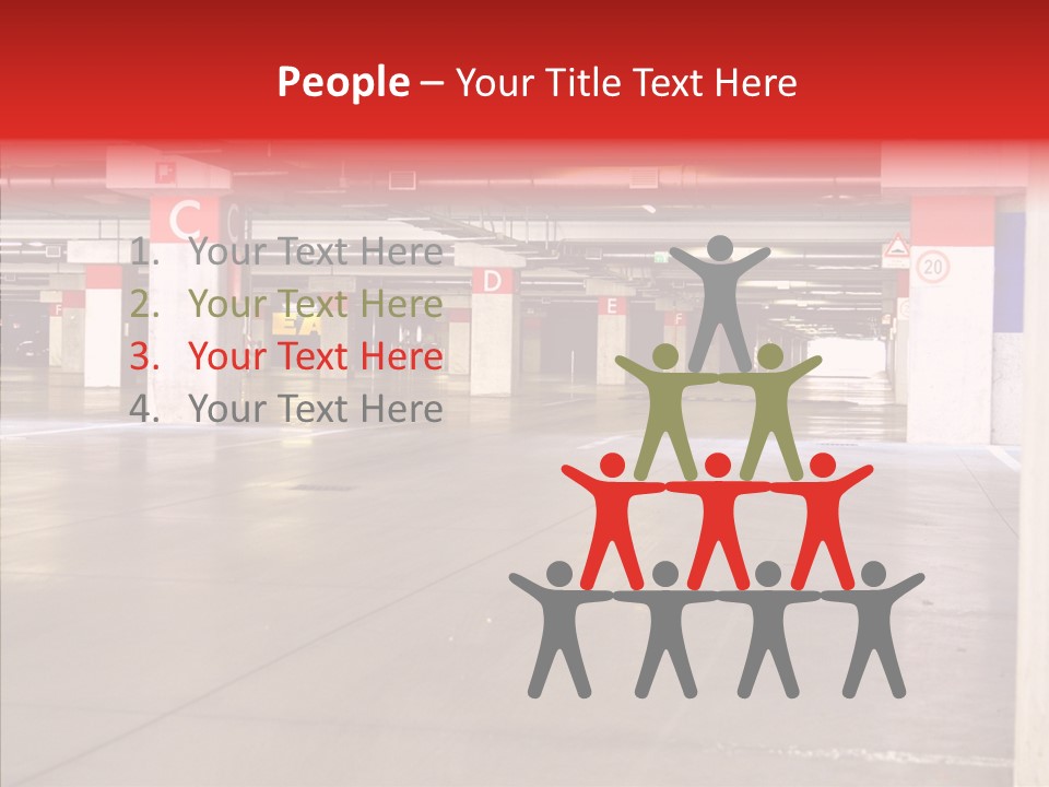 Vehicle Nobody Parking PowerPoint Template